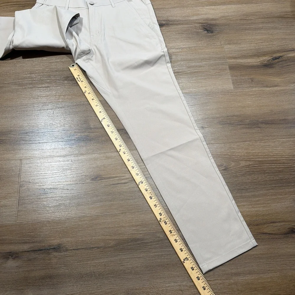 Jack Archer Pants Mens 30x30 Oak Khaki Performance Stretch Golf Travel Casual